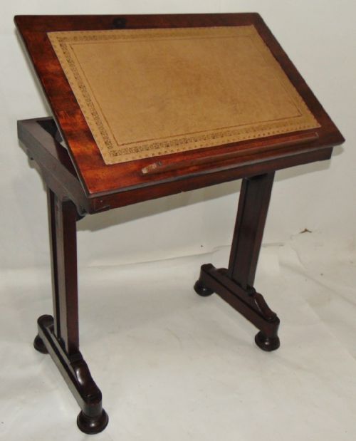 Regency Mahogany Reading Table Circa 1830