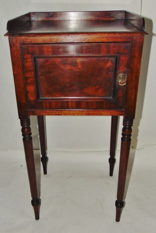 Georgian Mahogany Bedside Cabinet Circa 1820