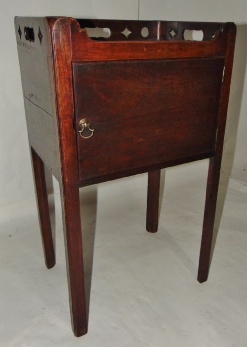 Georgian Mahogany Bedside Cabinet Circa 1770
