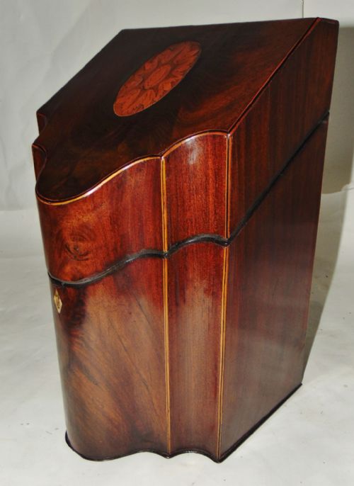 Georgian Mahogany Knife Box Circa 1785