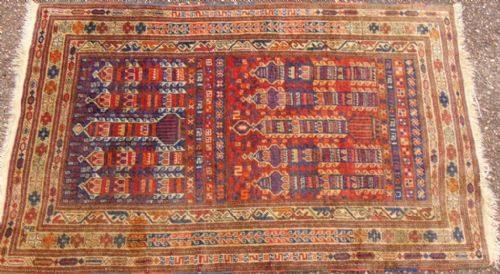 Antique Balouche Prayer Rug Circa 1930