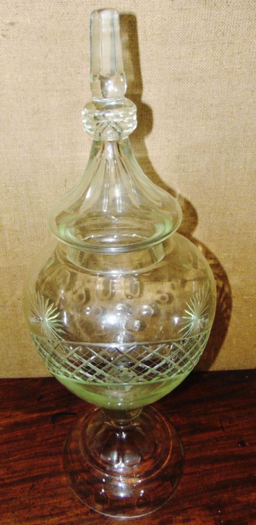 Huge Cut Glass Chemist's Display Jar Circa 1900