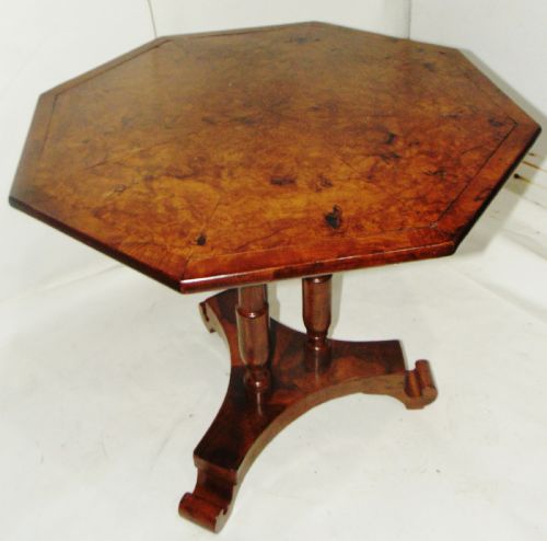 Maltese Olive-wood Centre Table Circa 1825