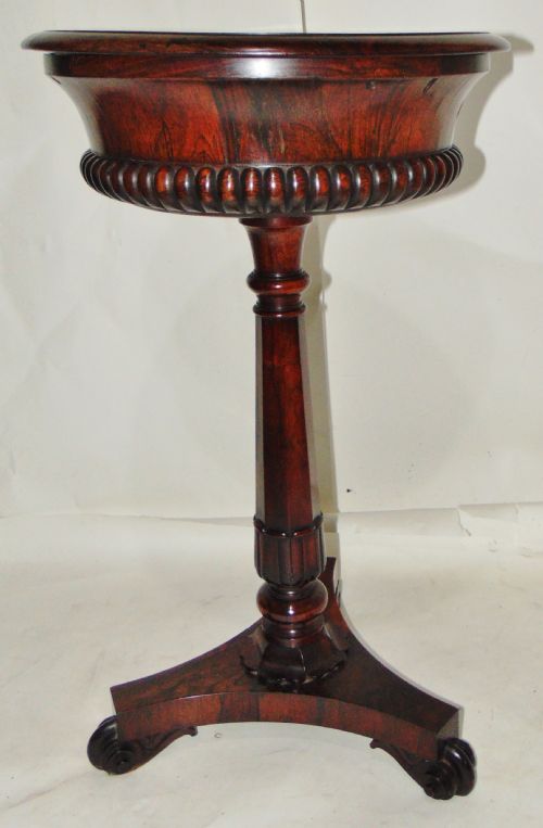 Regency Rosewood Teapoy Circa 1825
