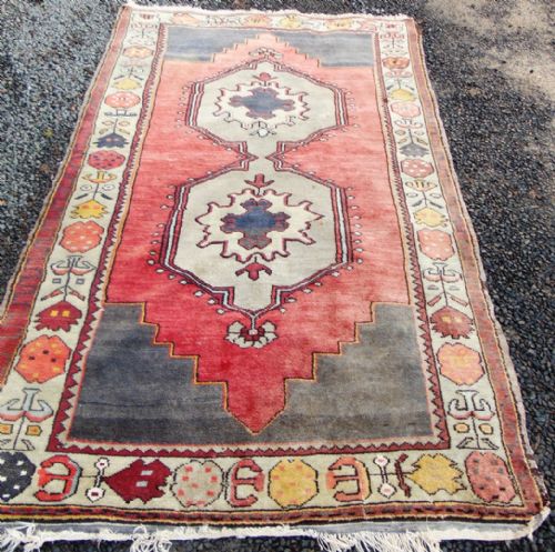 Antique Persian Karabagh Rug Circa 1930