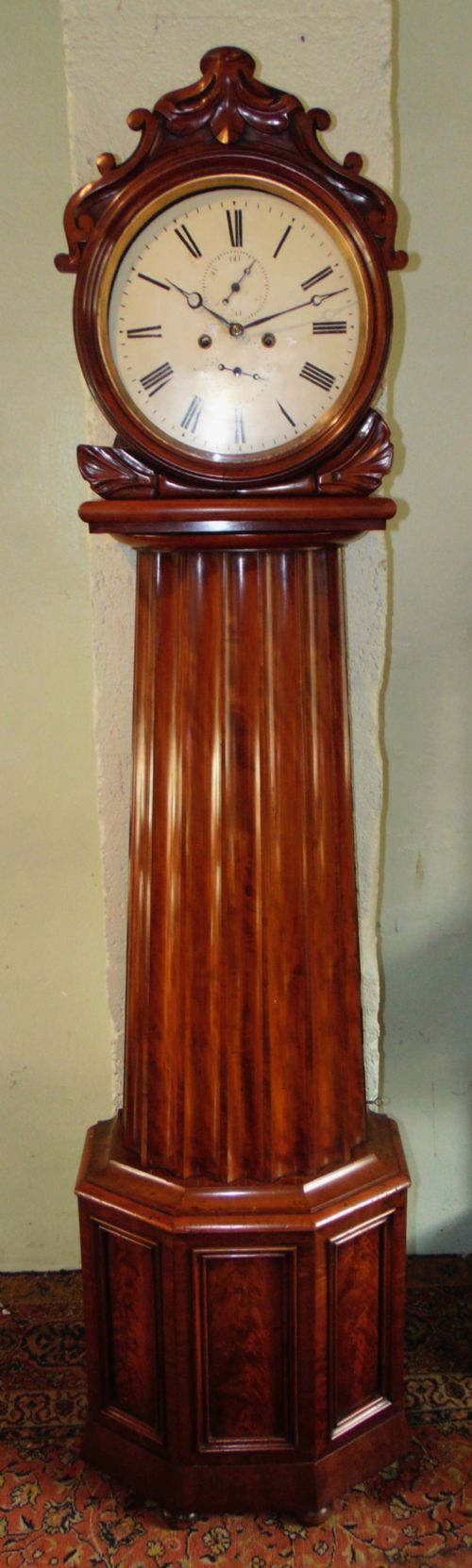 Scottish Mahogany Longcase Clock Circa 1850
