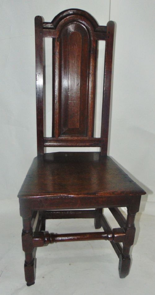 Stuart High Back Side Chair Circa 1680