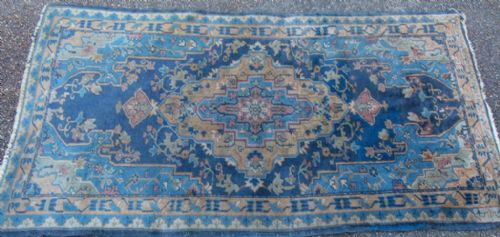 Antique Persian Mahal Rug Circa 1925