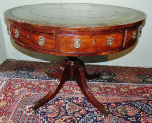 Georgian Mahogany Drum Table Circa 1800