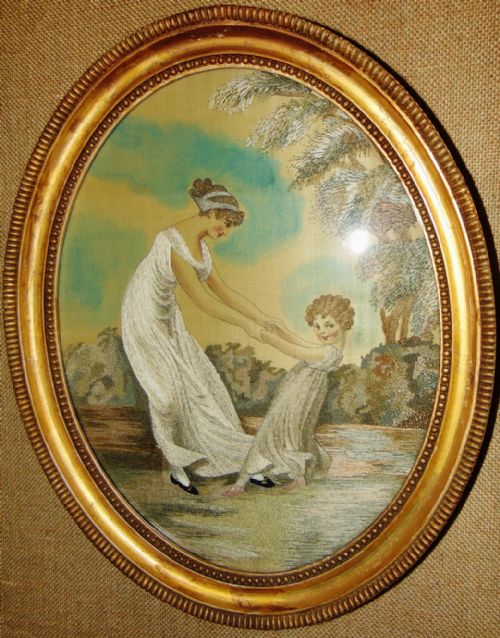 Georgian Silkwork Picture Circa 1820