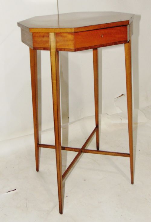 Sheraton Satinwood Lamp Table Circa 1795