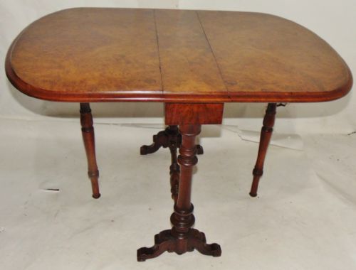 Victorian Walnut Sutherland Coffee Table Circa 1850