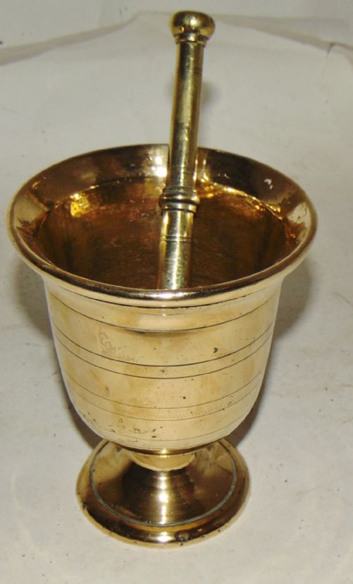 Early Bell Metal Pestle & Mortar Circa 1700