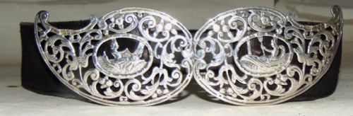 Victorian Silver Nurse's Belt 1897