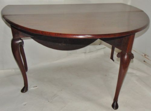 Large Georgian Mahogany Drop Flap Dining Table Circa 1760