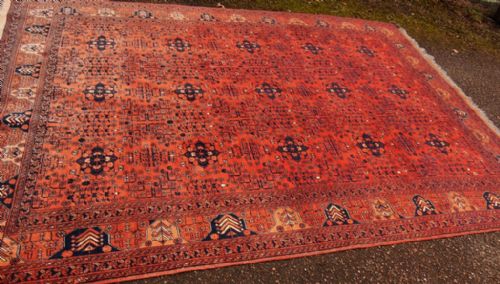Old Turkoman Esari Carpet Circa 1930