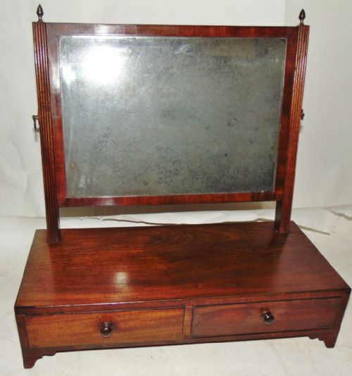 Georgian Mahogany Dressing Mirror Circa 1800