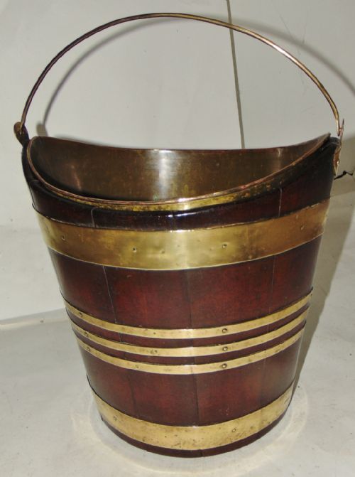 Georgian Cuban Mahogany Boat Shaped Bucket Circa 1770