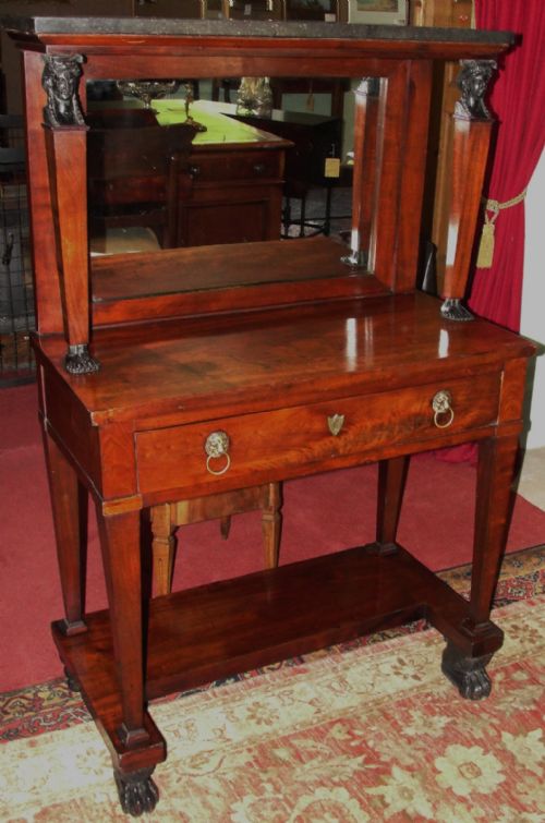 French Empire Mahogany Bon Heure Du Jour Circa 1810