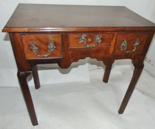 George III Cuban Mahogany Lowboy Circa 1760