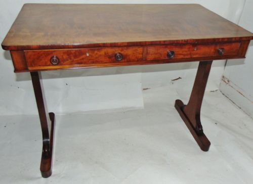 Georgian Mahogany Library Writing Table Circa 1815