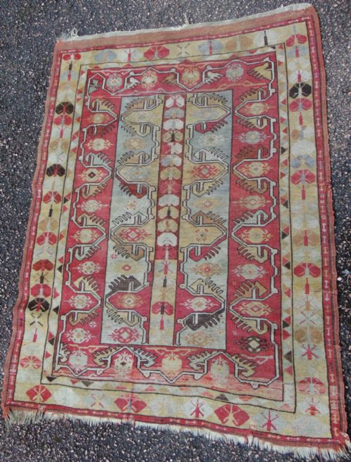 Antique Caucasian Derbend Rug Circa 1900