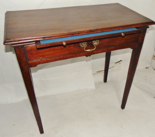 Georgian Mahogany Side Table with Slide Circa 1780