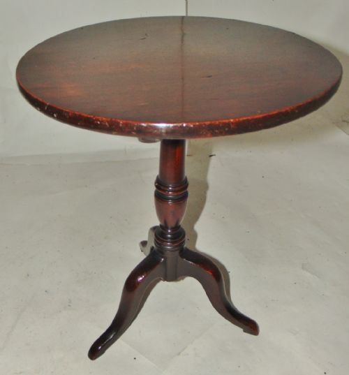 Large Miniature Georgian Mahogany Tripod Table Circa 1800