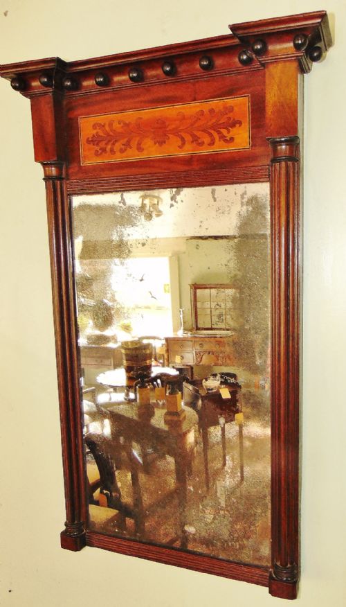 Georgian Mahogany Pier Mirror Circa 1810