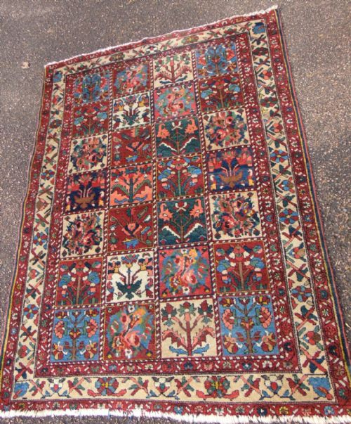 Antique Persian Baktiari Rug Circa 1930