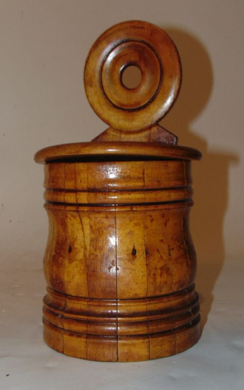 Scottish Victorian Hanging Salt Box Circa 1850
