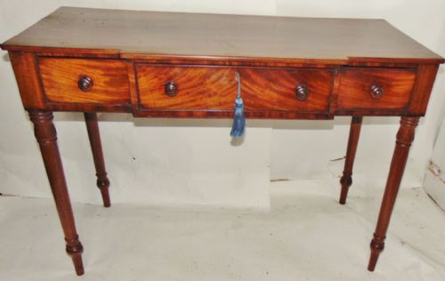 Scottish Georgian Mahogany Breakfront Side Table Circa 1820