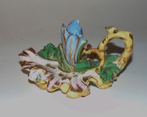 Coalport Porcelain Chamber Candlestick Circa 1830