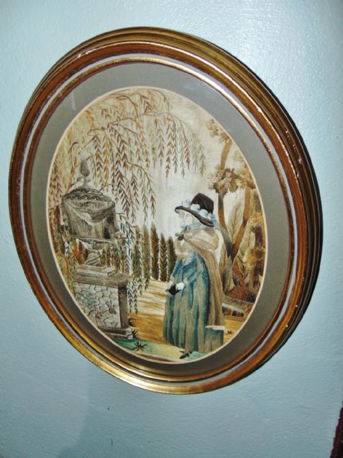 Georgian Silk Work Picture Circa 1820