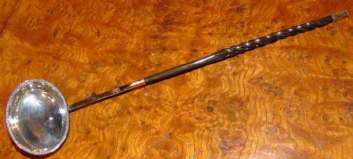 Georgian Silver Toddy Ladle Circa 1760
