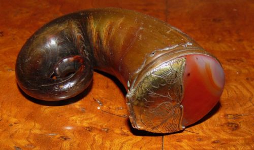 18th Century Scottish Ram's Horn Snuff Mull Circa 1760