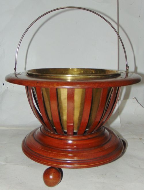 Dutch Mahogany Low Bucket Circa 1820