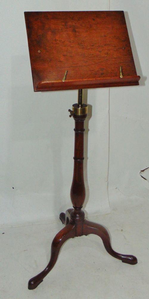Georgian Mahogany Music Stand Circa 1770
