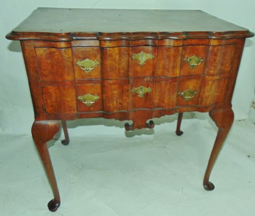 Dutch Figured Walnut Lowboy Circa 1750