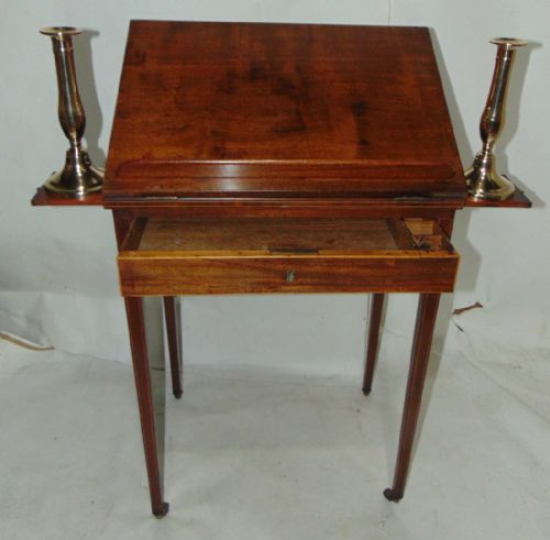 Scottish Sheraton Mahogany Small Architect's Table Circa 1790