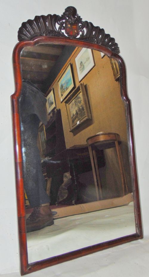 Queen Anne Walnut Mirror Circa 1720