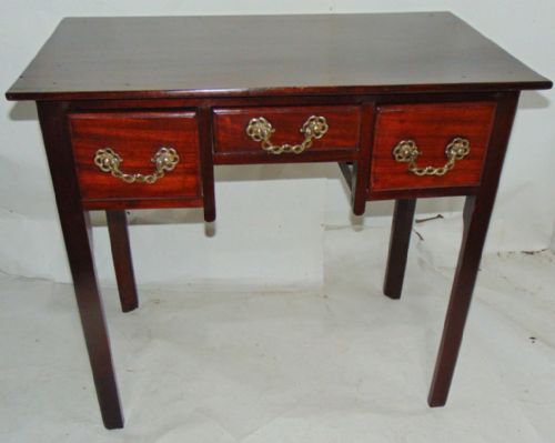 George III Cuban Mahogany Lowboy Circa 1765