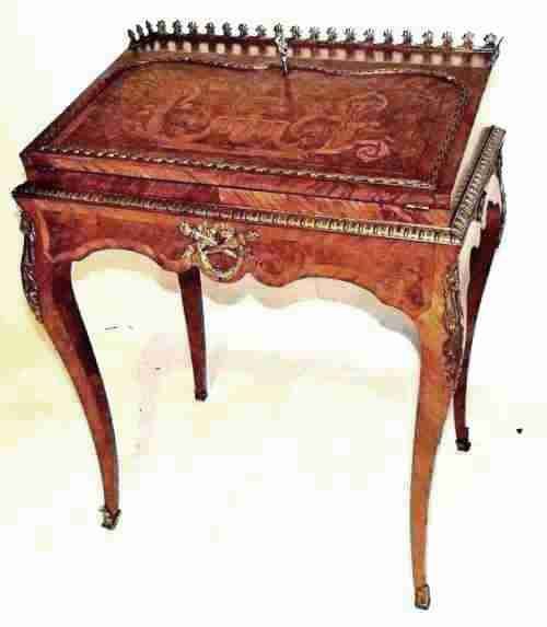 Louis Xv Style Bureau De Dame. English Circa 1860