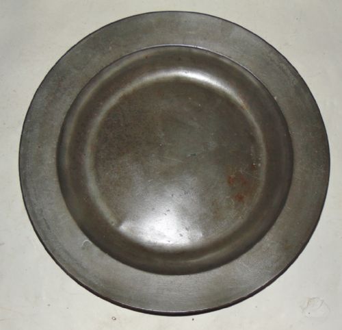 Very Large Georgian Pewter Charger Circa 1780