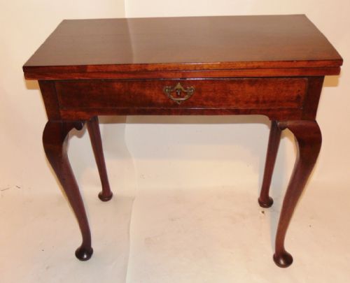 George II Red Walnut Tea Table Circa 1750