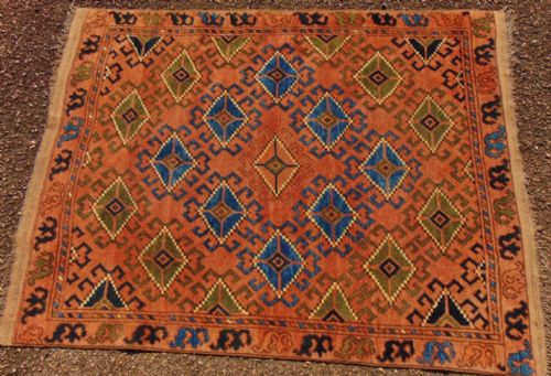 Antique Esari Turkoman Rug Circa 1920