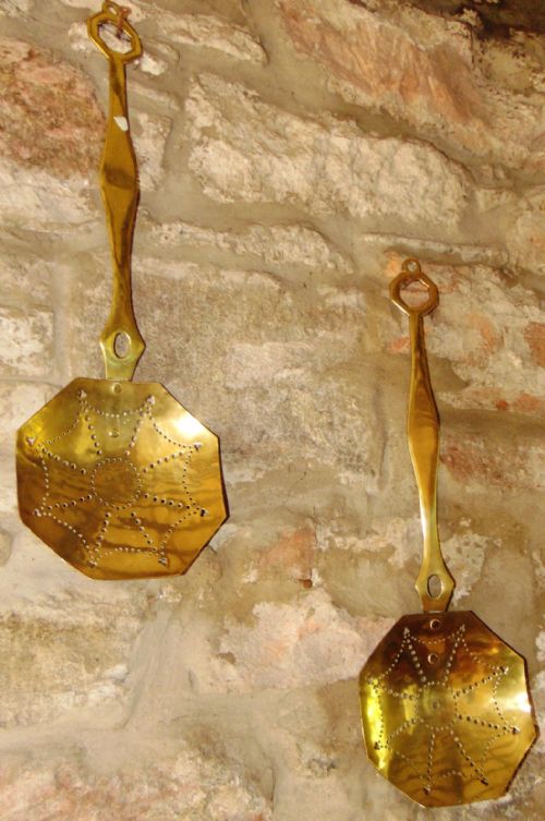 Pair Brass Skimmers. Circa 1850
