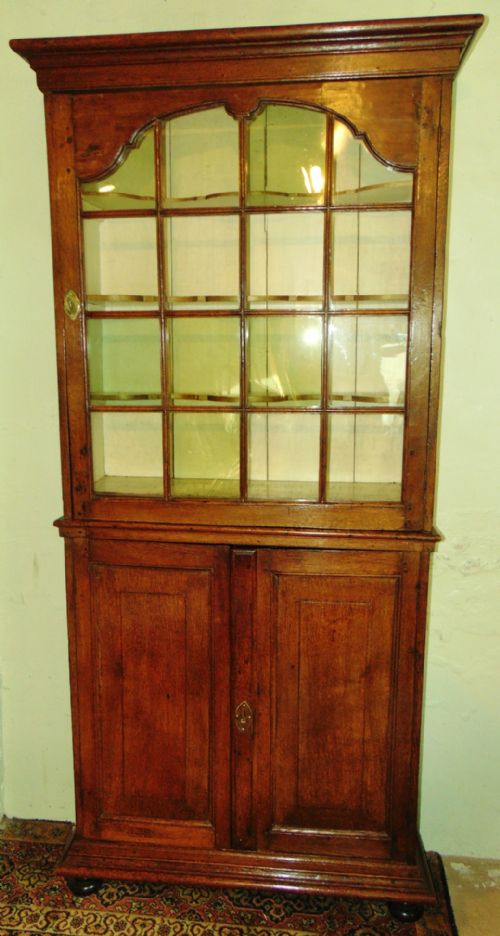 Dutch Oak China Cabinet Circa 1770
