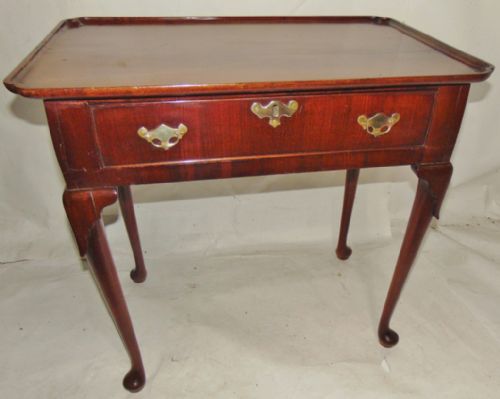 George II Red Walnut Silver Table Circa 1750