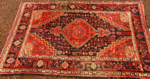 Persian Hamadan Larger Rug Circa 1930